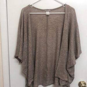 Brown Shrug Kimono Cardigan